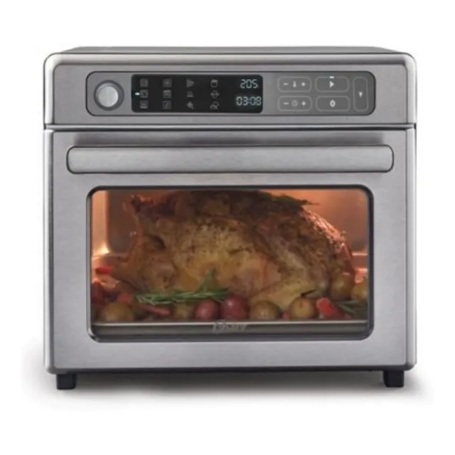 Horno Tostador Y Freidora De Aire 22 Lts Digital Gris