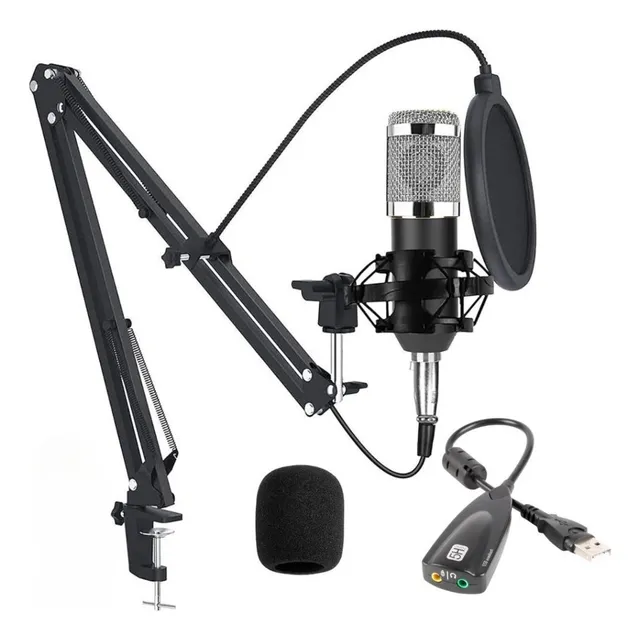 Micrófono De Grabación De Estudio Con Condensador Omnidireccional Con Condensador Bm800