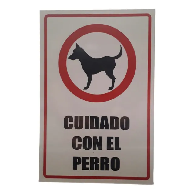 Cartel Cuidado Con El Perro