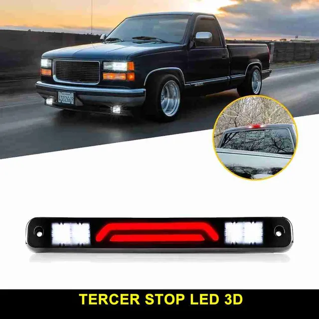 Tercer Stop Chevrolet Silverado 1988 - 1998 Smoked