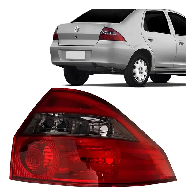 Lanterna Traseira Prisma 2006 A 2012 Bicolor Fumê