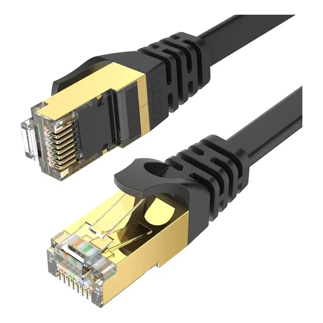 Cable Red Plano 15m Rj45 Ethernet Cat 8 Cable 40gbps 2000mhz