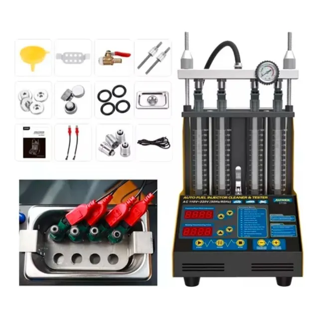 Tina De Ultrasonido Autool Ct150 P/limpiar/probar Inyectores