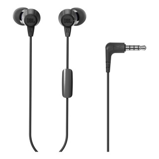 Fones De Ouvido Com Microfone E Fio Jbl C50hi Cor Preto Fones De Ouvido Com Microfone E Fio Jbl C50hi Cor Preto