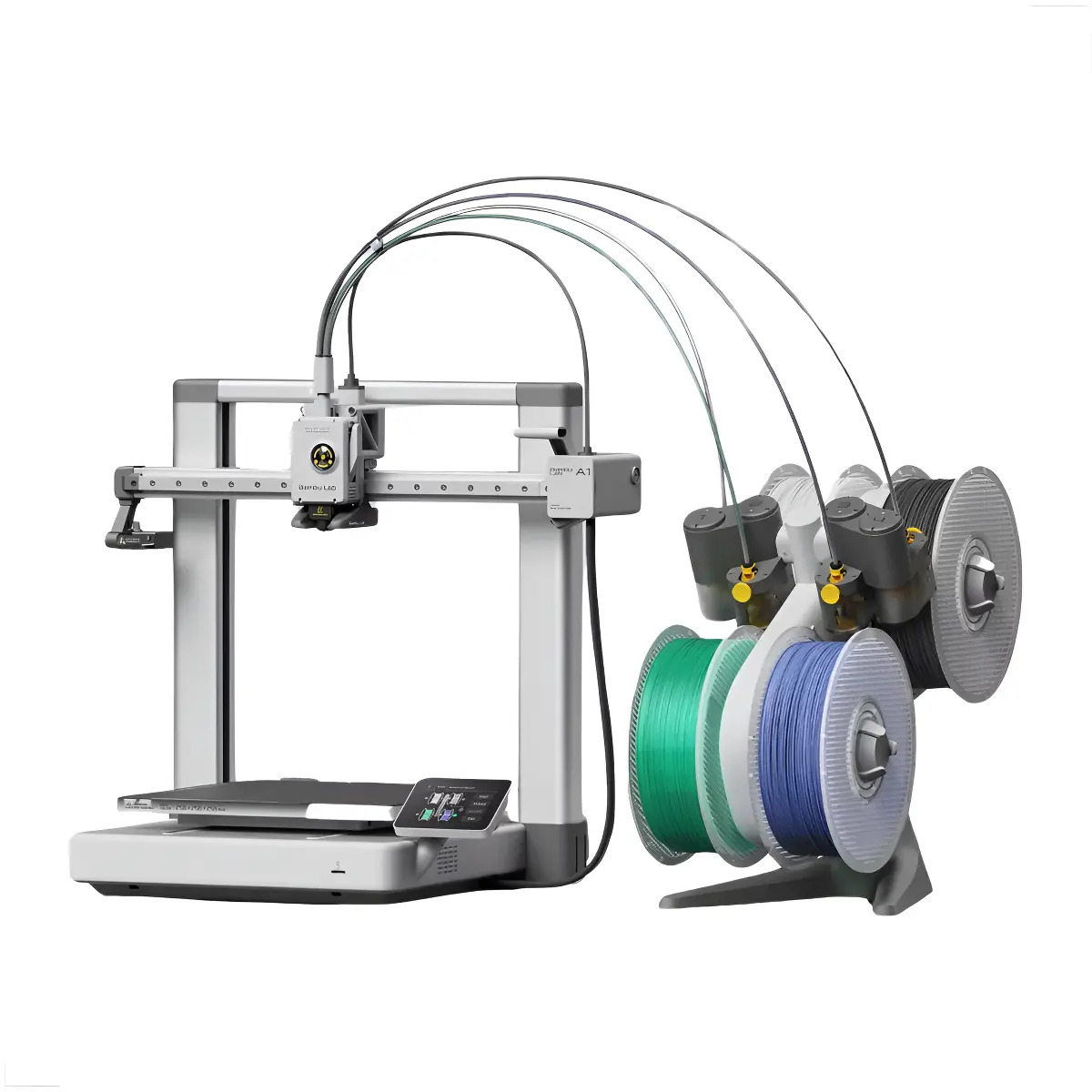 Impressora 3d Branca Multicolorida Bamboo Lab A1 Combo Ams Branco