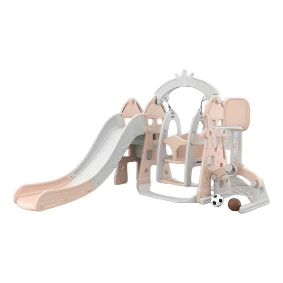 Resbalin Columpio 5 En 1 Con Accesorios Rosado Lubabycas