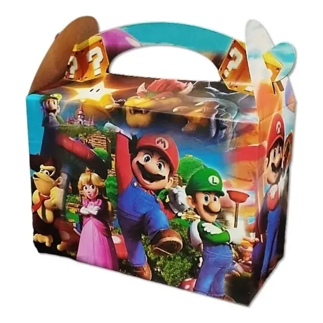 Cajita Feliz Super Mario Bross Sorpresas X6 Unidades