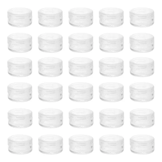 Mini Recipientes De Plástico Transparentes, 30 Unidades, Tar