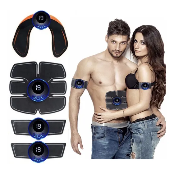 Estimulador Muscular Abdomen Brazos Gluteos Recargable Usb