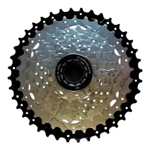 Cassete Mtb Bicicleta Absolute Wild K7 9v 11/40 Dentes 27v Cor Prata Quantidade máxima de dentes 40 Quantidade mínima de dentes 11