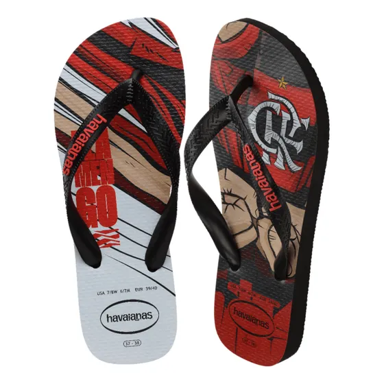 Chinelo Havaianas Top Times Flamengo Original