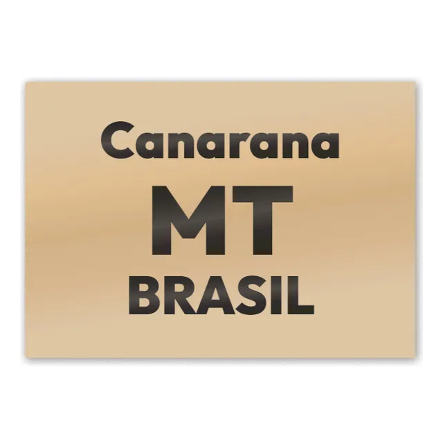 Souvenir Cidade Canarana Mt Mesa Mdf Lembrete 8x5