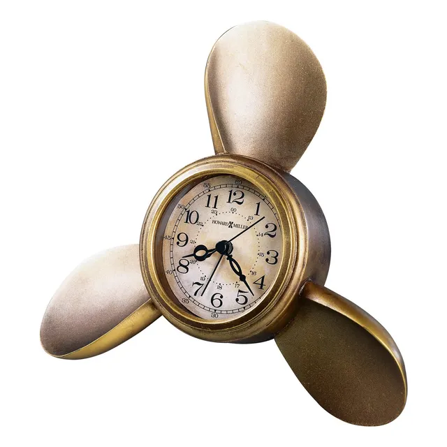 Howard Miller Reloj Mesa Despertador Helice 645-525  Laton