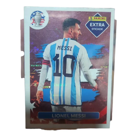 Extra Sticker Bronce Messi Copa América 2024 Nacional Lionel Messi Bronce
