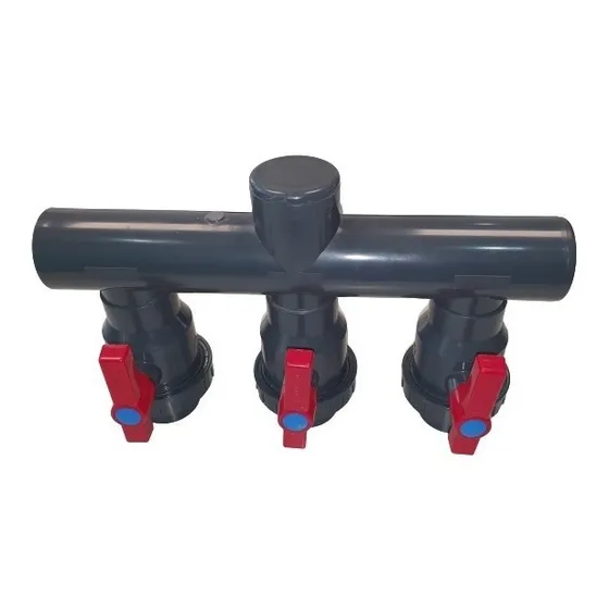 Cuadro De 3 Valvulas Esfericas Para Instalacion Piscinas
