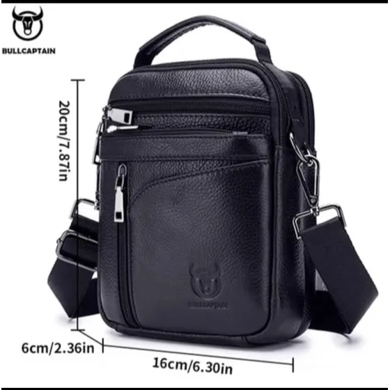 Bolso De Hombre  Cuero Bullcaptain Originales 