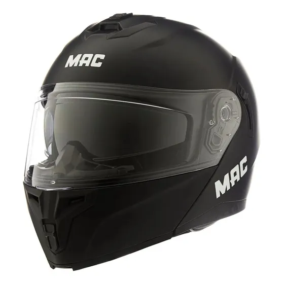 Casco Moto Rebatible Mac Blaze Negro Mate  Um