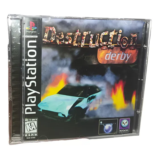 Destruction Derby Mídia Preta Playstation 1