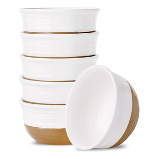 Cuencos Hasense, Porcelana, Cap 591 Ml, Blanco, 6 Piezas Cuencos Hasense, Porcelana, Cap 591 Ml, Blanco, 6 Piezas