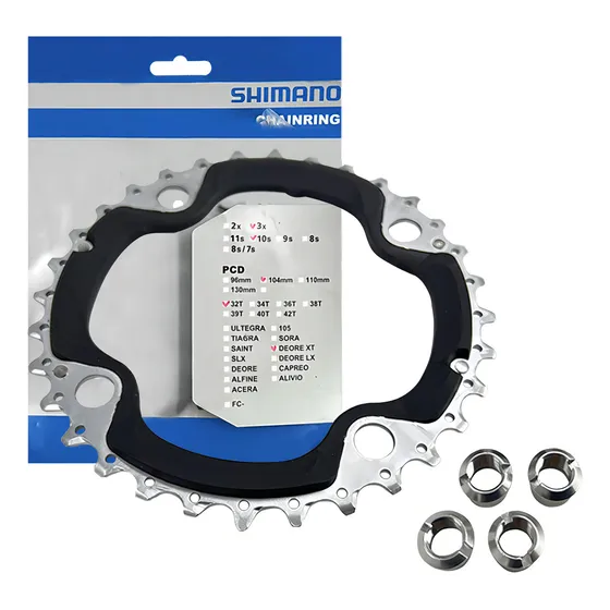 Placa Coronilla triplaca Shimano M770 Deore Xt de 32 dentes
