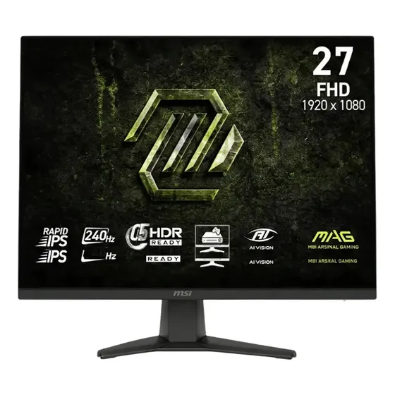 Monitor Msi Mag 272f X24 27 Ips 240hz 0.5ms Fhd Rapid Ips Gaming Pro Negro | Cuotas sin interés