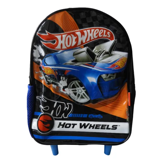 Wabro Mochila Con Carro De 12 Hot Wheels 75138 Color Azul