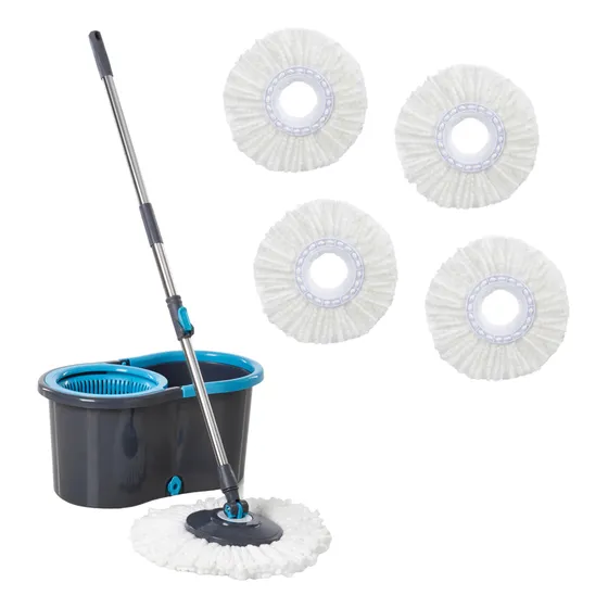 Trapeador Cubeta Fácil Mop Betterware +4 Repuesto Microfibra