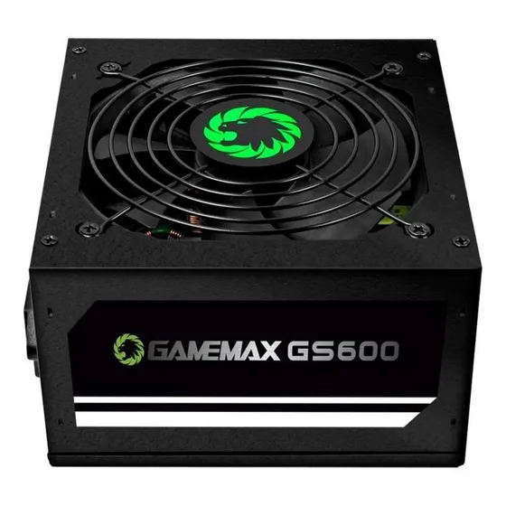 Fonte Gamer Gamemax Gs600 600w Box 80 Plus White Pfc Ativo