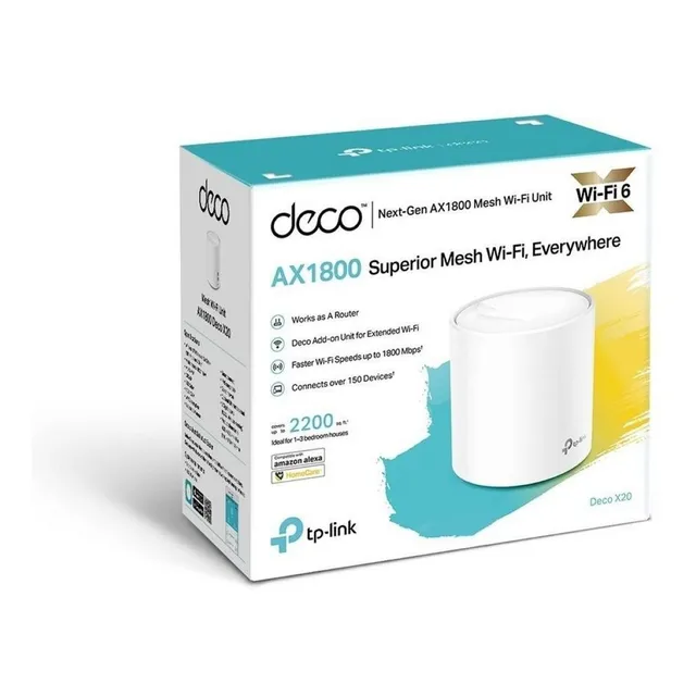 Tp Link Repetidor Wifi Mesh Deco X20 Wifi 6 Ax1800 Diginet