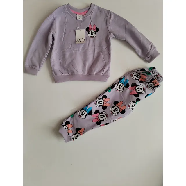 Pantalones Deportivos Zara Kids Minnie Mouse Niña Algodón