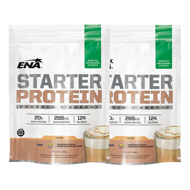 2 Starter Protein Desayuno Proteico Ena Sport 400grs C/u