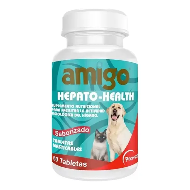 Provet Amigo Hepato Health 60tab Suplemento Perros