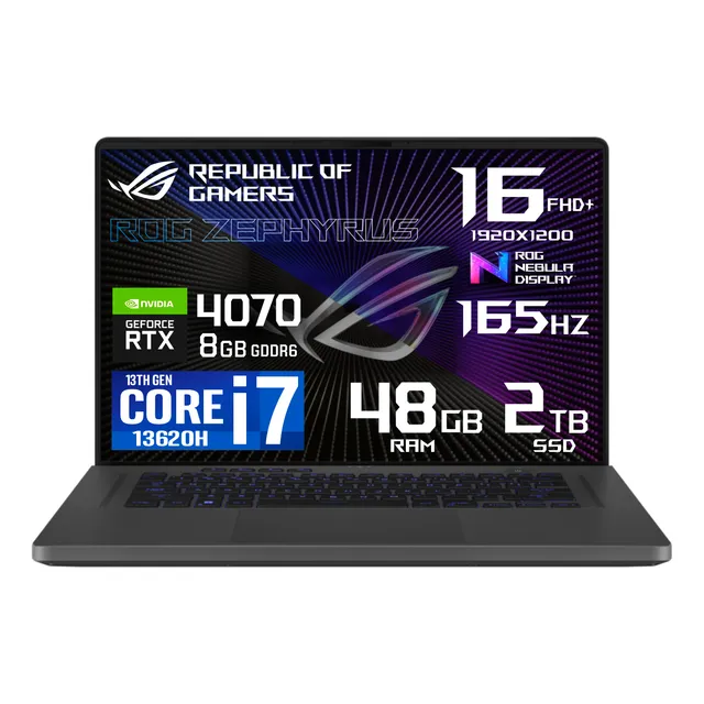 Asus Rog Zephyrus G16 Core I7 13620h 48gb 2tb Rtx4070 165hz