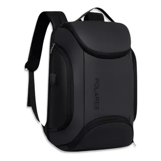 Polares Mochila Impermeåvel Ant Furto Reforçada Usb Notebook Escolar Cor Preto Polares Polares Mochila Impermeåvel Ant Furto Reforçada Usb Notebook Escolar Cor Preto Polares