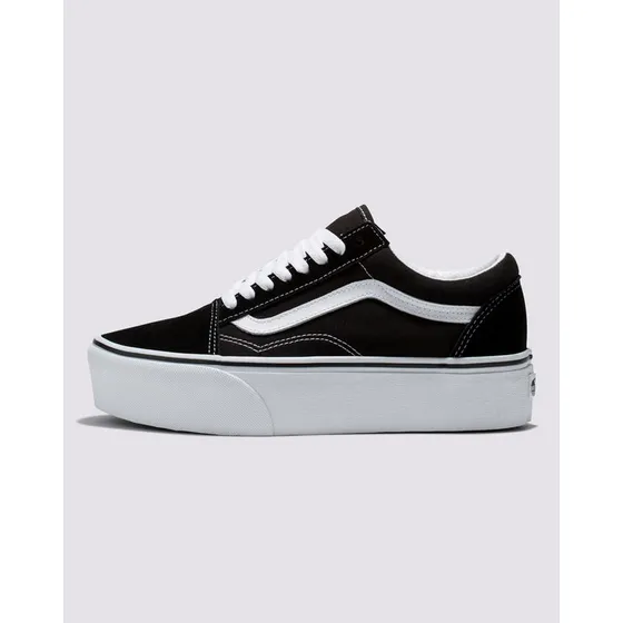 Zapatillas Mujer Old Skool Stackform Suede Black/white