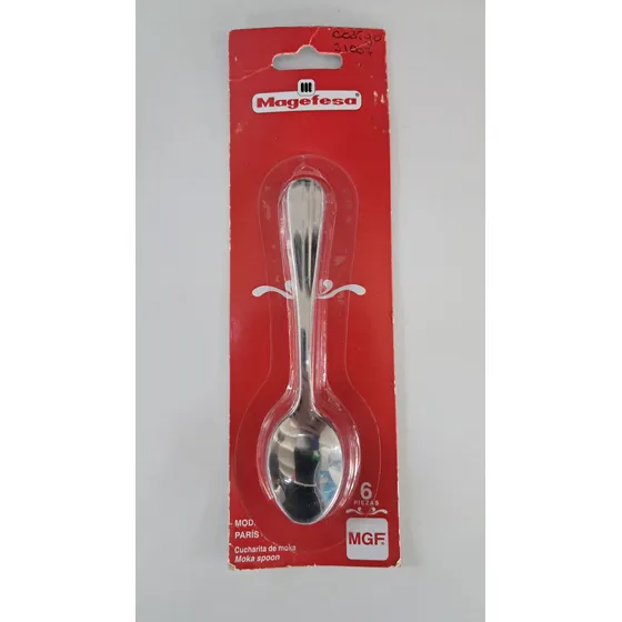 Juego Cucharas Magefesa/ Paris / Para Café / 06pzs / 31007