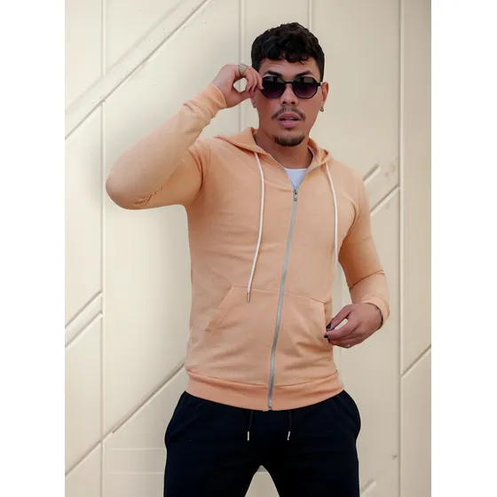 Campera Hombre Capucha Slim Fit Hoodie Buzo Canguro