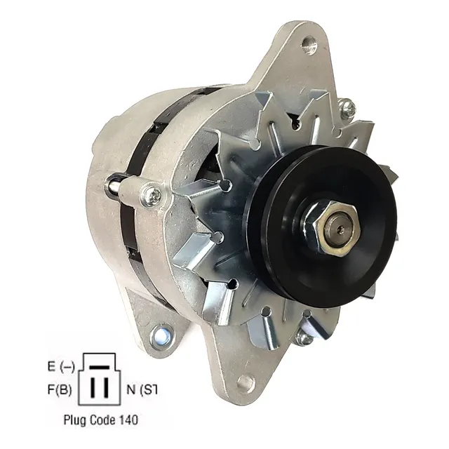 Alternador 12 Volts 40 Amperes Sin Regulador Tipo Japones