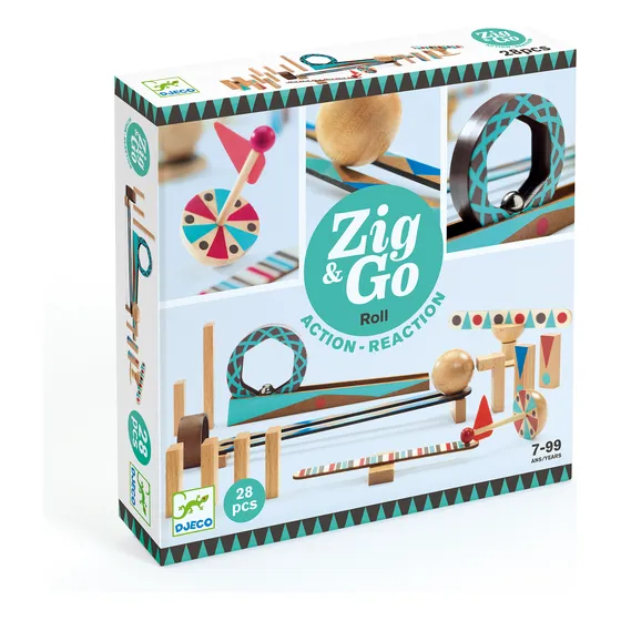 Zig & Go 28 Piezas - Juego De Mesa - Djeco - 