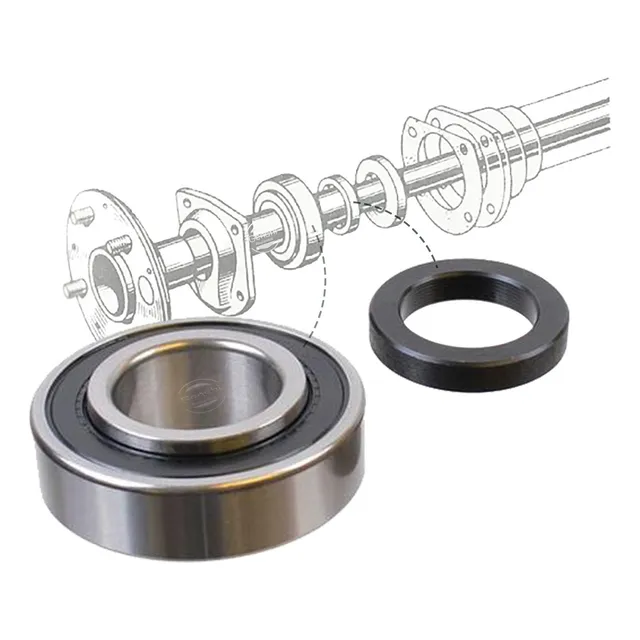Rulemán + Seguro Rueda Trasera Ford F100 F150 (hasta 1980)