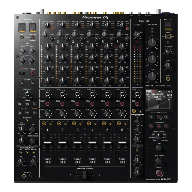 Mezcladora Pioneer Dj Djm V10 6 Canales Profesional