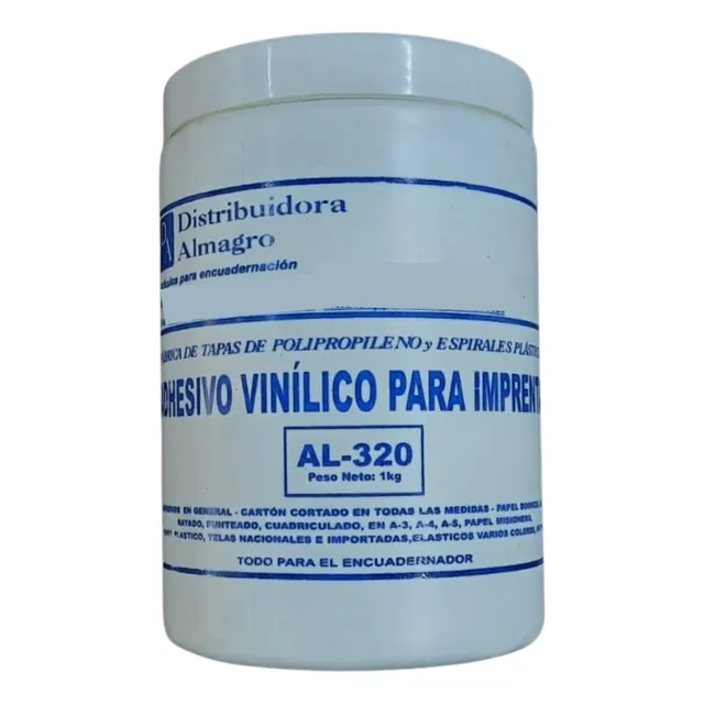 Adhesivo-cola Vinilica Al-320 Para Imprenta Emblocar X 1 Kg.