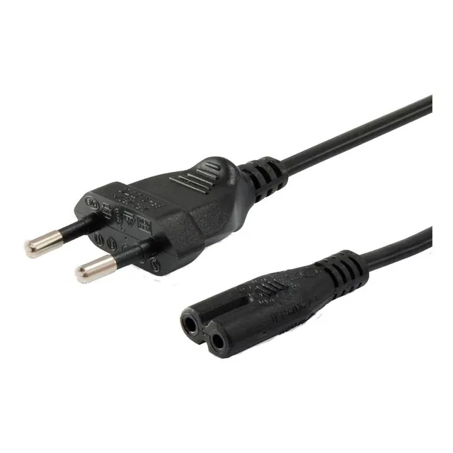 Cable De Poder Tipo 8 Alimentacion Para Notebook  Pc O Tv
