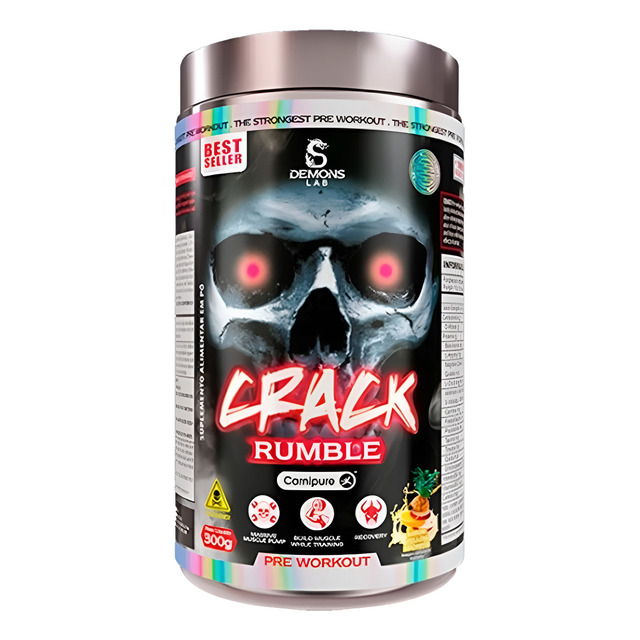 Pré Treino Crack Carniure 300g Demons Lab Pré Workout Sabor Candy Pré Treino Crack Carniure 300g Demons Lab Pré Workout Sabor Candy