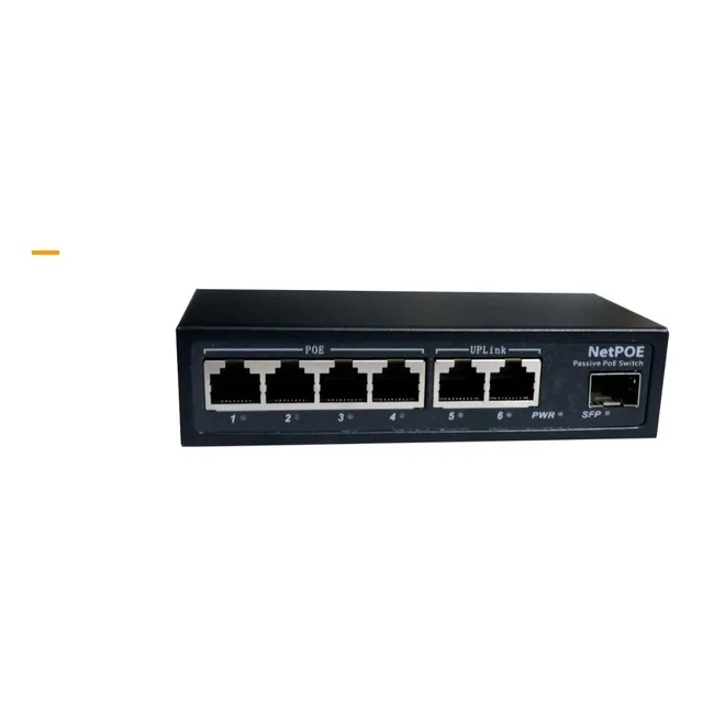 Switch Poe Gigabit 5 Puertos Ubiquiti-mikrotik Sin Fuente