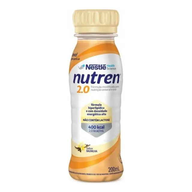 Nutren 2.0 Nestlé, Caixa C/9 (sabor Baunilha 200ml) Promoção