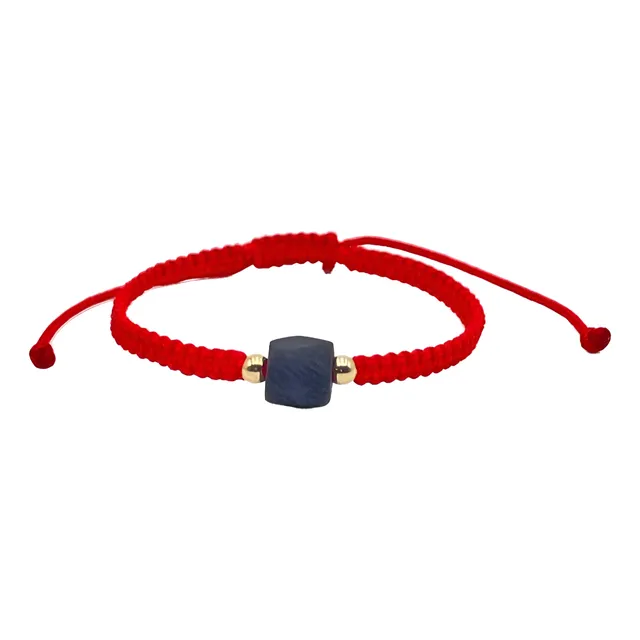 Pulsera Turmalina Negra Protección Piedra Natural 