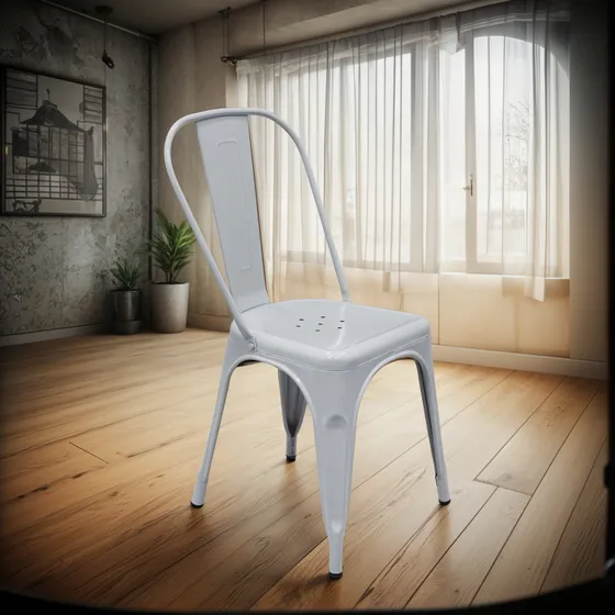 Silla Tolix Patagonia Home Metal Industrial 1 Unidad