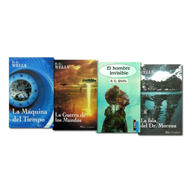 H. G. Wells Colección De Clásicos Completa De Gradifco