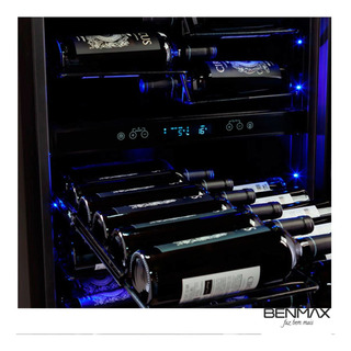Adega Benmax Dualzone 119 Garrafas Preta Bac119 Adega Benmax Dualzone 119 Garrafas Preta Bac119